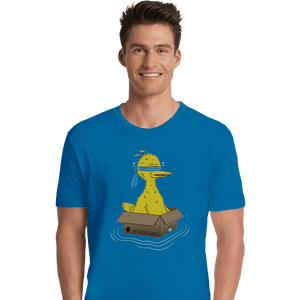 Shirts Premium Shirts, Unisex / Small / Sapphire Big Bird Box