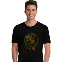 Load image into Gallery viewer, Secret_Shirts Premium Shirts, Unisex / Small / Black TMNT Mikey

