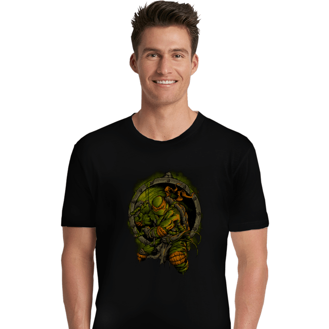 Secret_Shirts Premium Shirts, Unisex / Small / Black TMNT Mikey