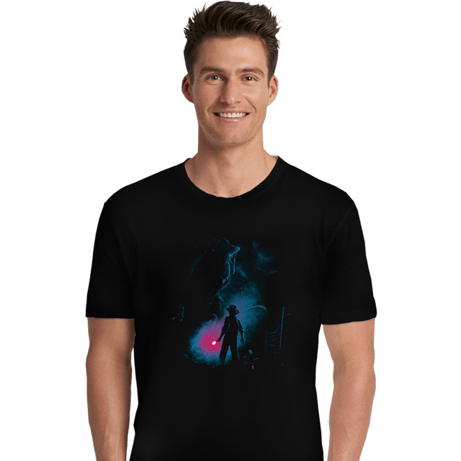 Daily_Deal_Shirts Premium Shirts, Unisex / Small / Black Attack On T-Rex