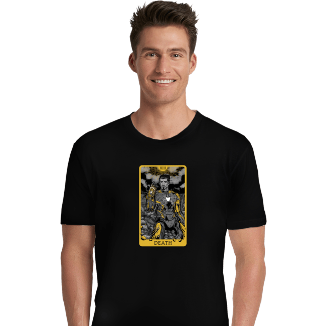 Shirts Premium Shirts, Unisex / Small / Black Tarot Death