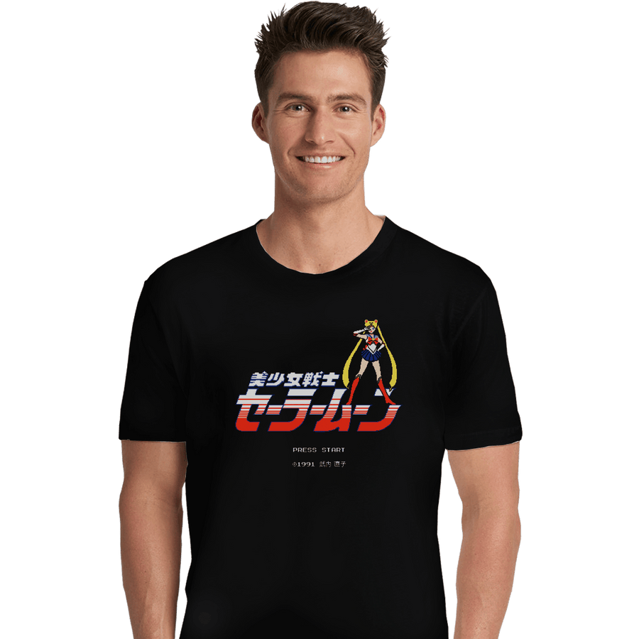 Shirts Premium Shirts, Unisex / Small / Black Sailor Pixels