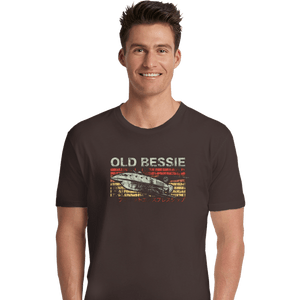 Shirts Premium Shirts, Unisex / Small / Dark Chocolate Retro Old Bessie