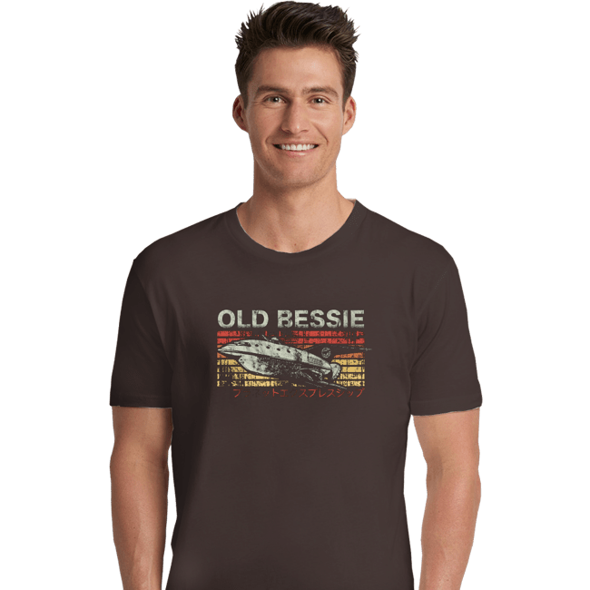 Shirts Premium Shirts, Unisex / Small / Dark Chocolate Retro Old Bessie