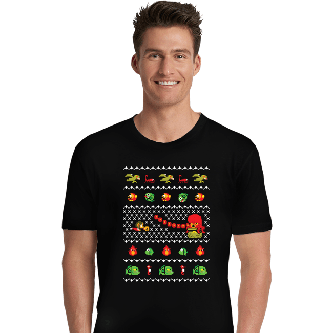 Shirts Premium Shirts, Unisex / Small / Black Alex Kidd In Christmas World