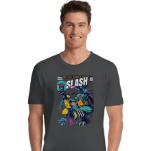 Load image into Gallery viewer, Shirts Premium Shirts, Unisex / Small / Charcoal Wolverine VS Slash
