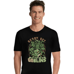 Daily_Deal_Shirts Premium Shirts, Unisex / Small / Black Ready Set Goblins