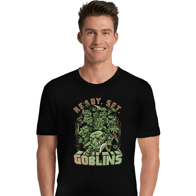Daily_Deal_Shirts Premium Shirts, Unisex / Small / Black Ready Set Goblins