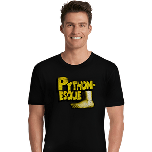 Shirts Premium Shirts, Unisex / Small / Black Pythonesque