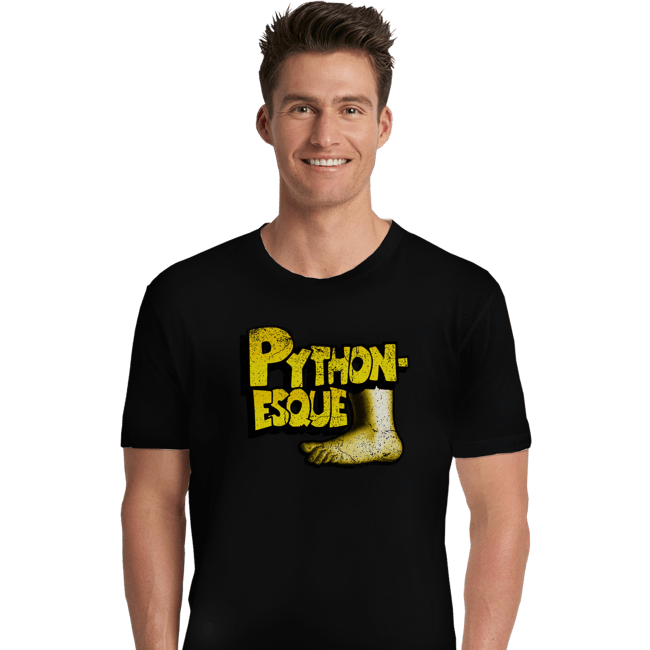 Shirts Premium Shirts, Unisex / Small / Black Pythonesque