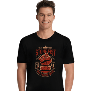 Shirts Premium Shirts, Unisex / Small / Black Stone Fist Boxing