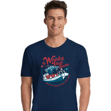Load image into Gallery viewer, Secret_Shirts Premium Shirts, Unisex / Small / Navy Wonka Boat Tours!
