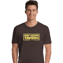 Load image into Gallery viewer, Secret_Shirts Premium Shirts, Unisex / Small / Dark Chocolate Nerf Herder Tavern!
