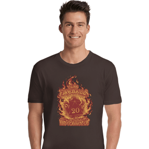 Daily_Deal_Shirts Premium Shirts, Unisex / Small / Dark Chocolate I Like Fireballs