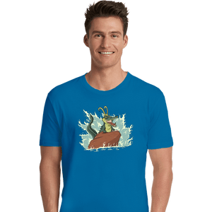 Secret_Shirts Premium Shirts, Unisex / Small / Sapphire The Little Alligator