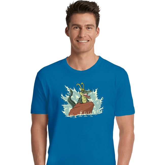 Secret_Shirts Premium Shirts, Unisex / Small / Sapphire The Little Alligator
