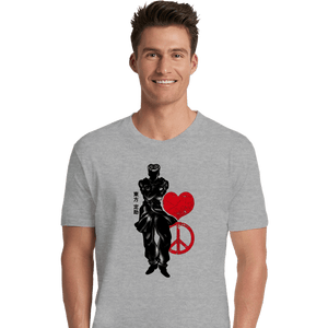 Shirts Premium Shirts, Unisex / Small / Sports Grey Crimson Josuke