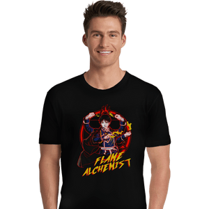 Shirts Premium Shirts, Unisex / Small / Black Flame Alchemist