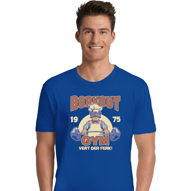 Daily_Deal_Shirts Premium Shirts, Unisex / Small / Royal Blue Borkout Gym