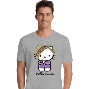 Secret_Shirts Premium Shirts, Unisex / Small / Sports Grey Karen Kitty