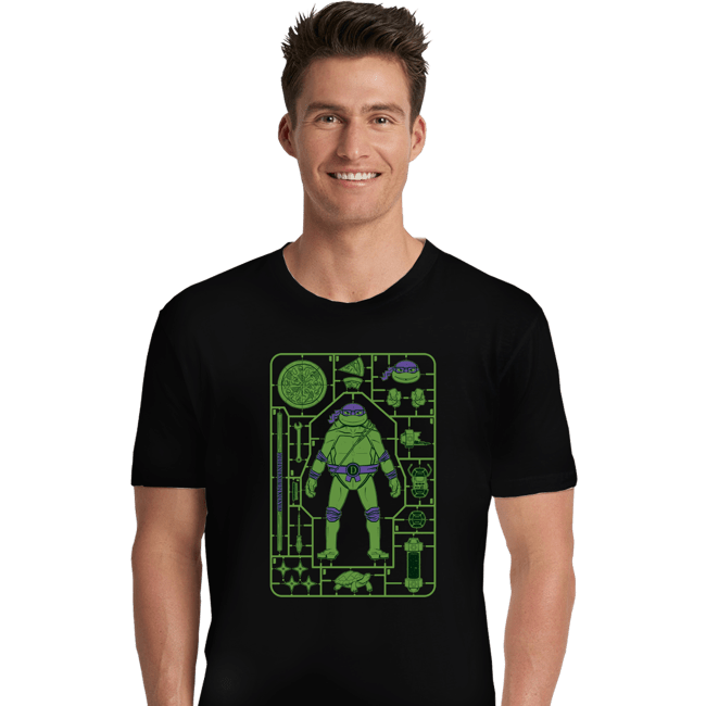 Daily_Deal_Shirts Premium Shirts, Unisex / Small / Black Donatello Model Sprue
