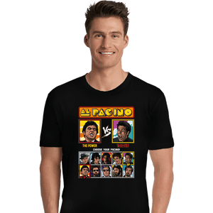 Shirts Premium Shirts, Unisex / Small / Black Pacino Fighter