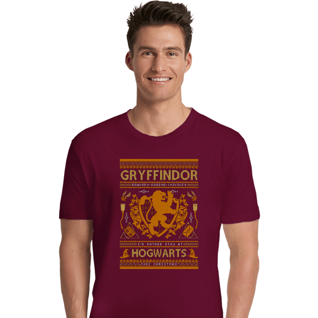 Shirts Premium Shirts, Unisex / Small / Maroon GRYFFINDOR Sweater