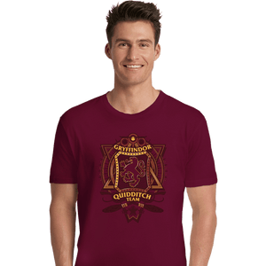 Shirts Premium Shirts, Unisex / Small / Maroon Quidditch Team