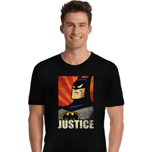 Shirts Premium Shirts, Unisex / Small / Black Bat Justice