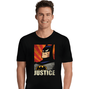 Shirts Premium Shirts, Unisex / Small / Black Bat Justice
