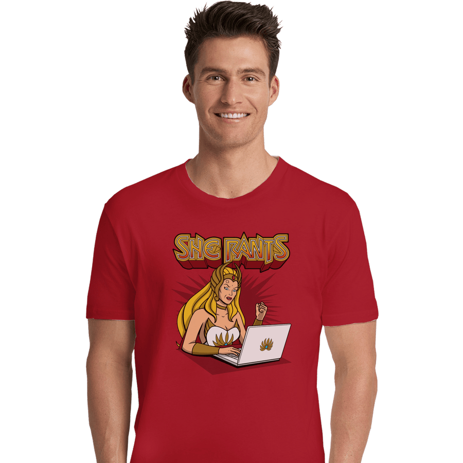 Shirts Premium Shirts, Unisex / Small / Red She Rants