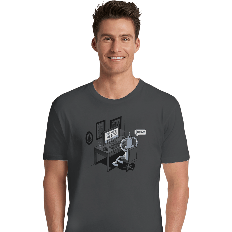 Shirts Premium Shirts, Unisex / Small / Charcoal Robot Problems