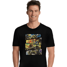 Load image into Gallery viewer, Shirts Premium Shirts, Unisex / Small / Black Turtle Power
