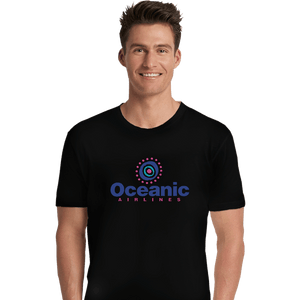 Shirts Premium Shirts, Unisex / Small / Black Oceanic Airlines