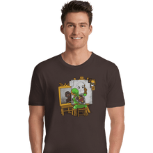 Load image into Gallery viewer, Shirts Premium Shirts, Unisex / Small / Dark Chocolate Heroic Self Portrait
