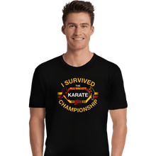 Load image into Gallery viewer, Daily_Deal_Shirts Premium Shirts, Unisex / Small / Black I Survived All Valley Karate

