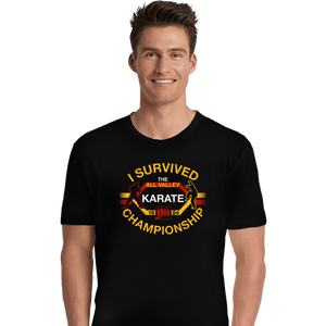 Daily_Deal_Shirts Premium Shirts, Unisex / Small / Black I Survived All Valley Karate