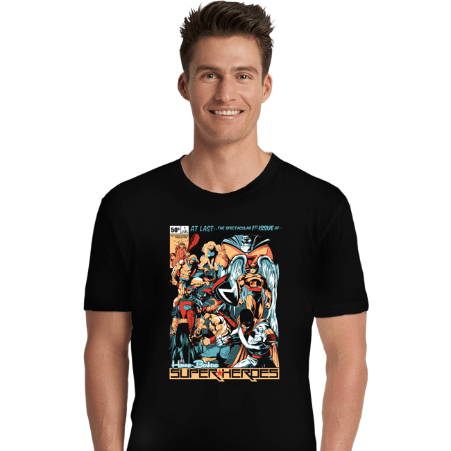 Secret_Shirts Premium Shirts, Unisex / Small / Black HB Superheroes
