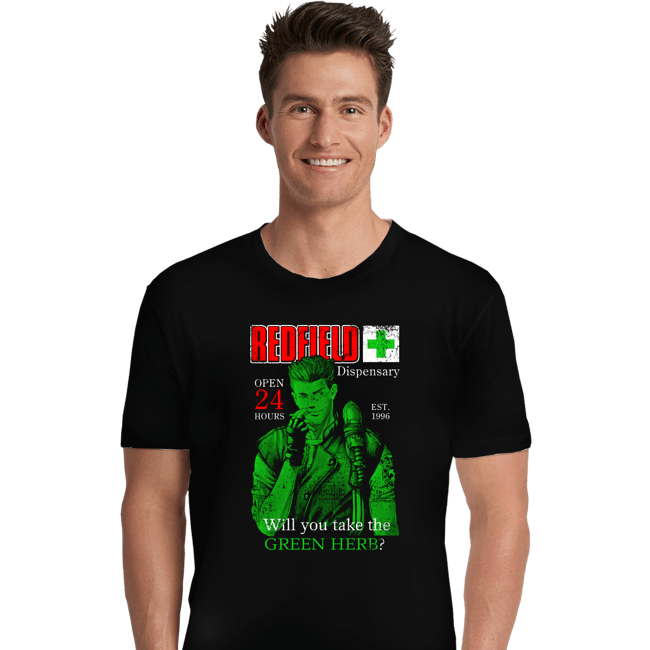 Last_Chance_Shirts Premium Shirts, Unisex / Small / Black Redfield Green Herb