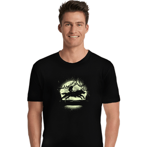 Shirts Premium Shirts, Unisex / Small / Black Moonlight Wolf Princess