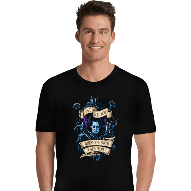 Daily_Deal_Shirts Premium Shirts, Unisex / Small / Black Story About Snow