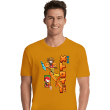 Load image into Gallery viewer, Daily_Deal_Shirts Premium Shirts, Unisex / Small / Gold Neon Genesis Metroid
