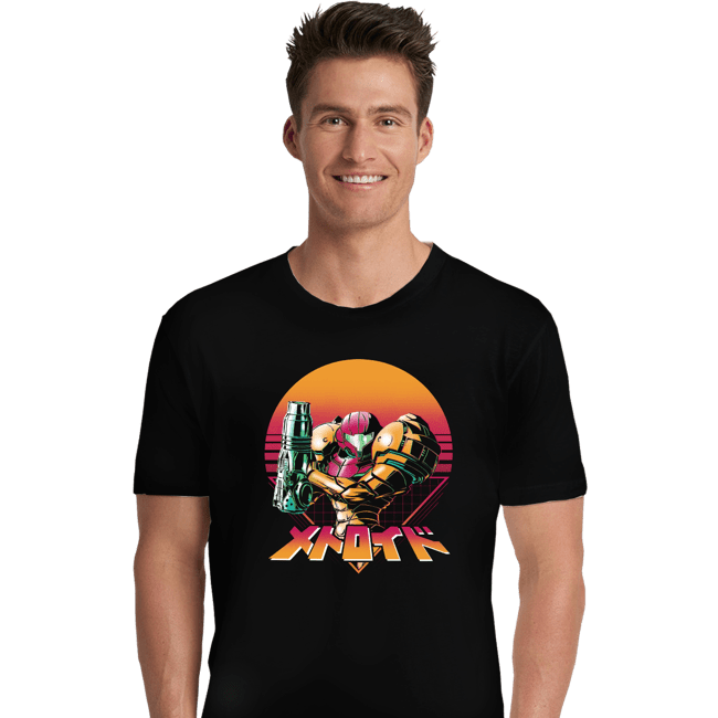 Secret_Shirts Premium Shirts, Unisex / Small / Black Retro Space Hunter