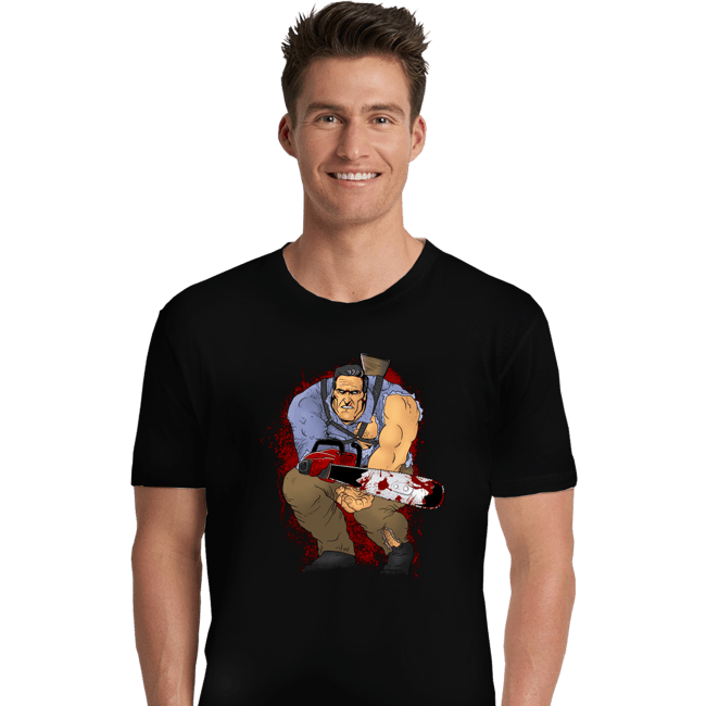 Daily_Deal_Shirts Premium Shirts, Unisex / Small / Black The Chainsaw Knight