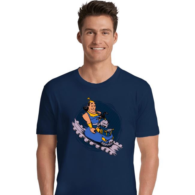 Daily_Deal_Shirts Premium Shirts, Unisex / Small / Navy Emperor's New Roller Coaster