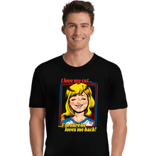 Load image into Gallery viewer, Secret_Shirts Premium Shirts, Unisex / Small / Black Love My Cats
