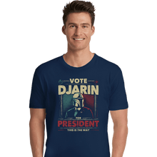 Load image into Gallery viewer, Shirts Premium Shirts, Unisex / Small / Navy Djarin For President
