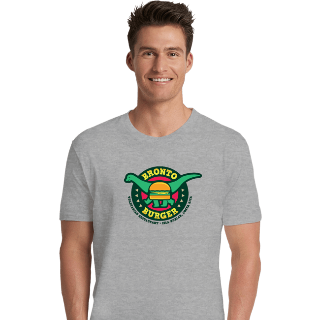 Daily_Deal_Shirts Premium Shirts, Unisex / Small / Sports Grey Bronto Burger