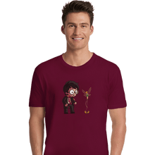 Load image into Gallery viewer, Shirts Premium Shirts, Unisex / Small / Maroon Snitch Wings
