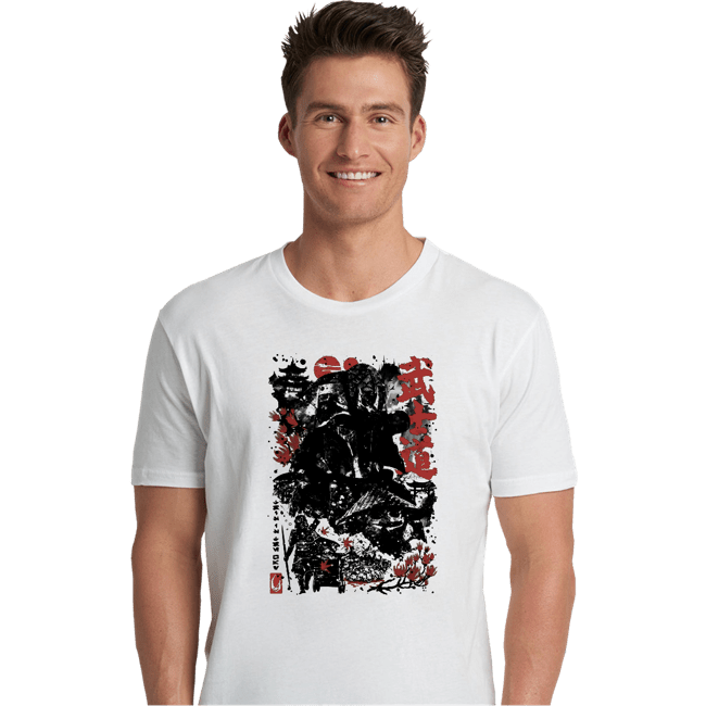 Daily_Deal_Shirts Premium Shirts, Unisex / Small / White Lone Wolf Mando